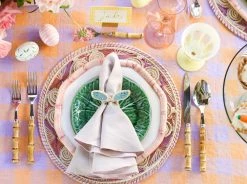 Only On The Avenue Live Bamboo Dinner Plate, Blush Pink