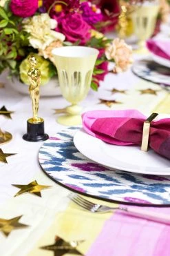 Tisch New York Live Ikat Placemat, Teal X Purple