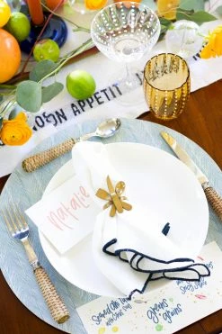 Tisch New York Live Herringbone Placemat, Mineral