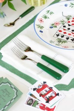 Sabre France Pop Unis Flatware, Green