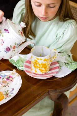 Only On The Avenue Live Splatter Mug, Yellow