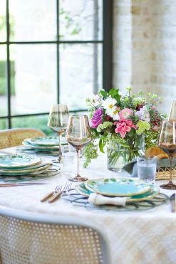 Estelle Colored Glass Live Wine Glass (Set Of 2), Amber Smoke