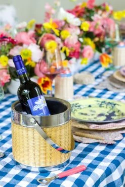 Only On The Avenue Rattan Ice Bucket