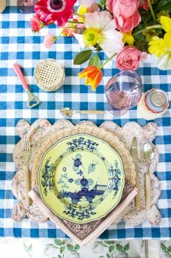 Cabana Capri • Gstaad Under $200 Resin Basketweave Flatware Set, Natural