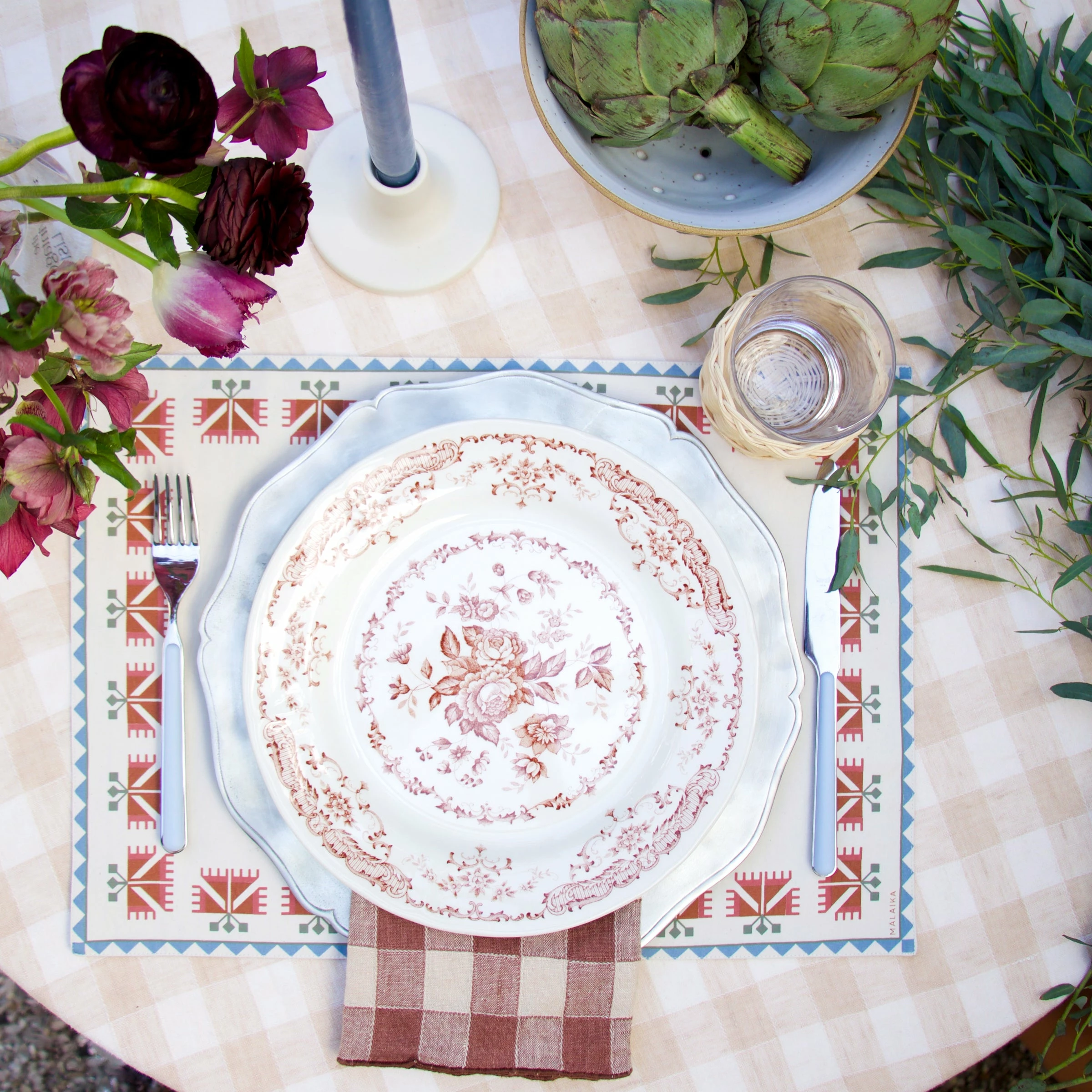 Mepra Flatware Set 5pcs Fantasia Light Blue / Azzurro 5 Mepra Flatware Set 5pcs Fantasia Light Blue / Azzurro