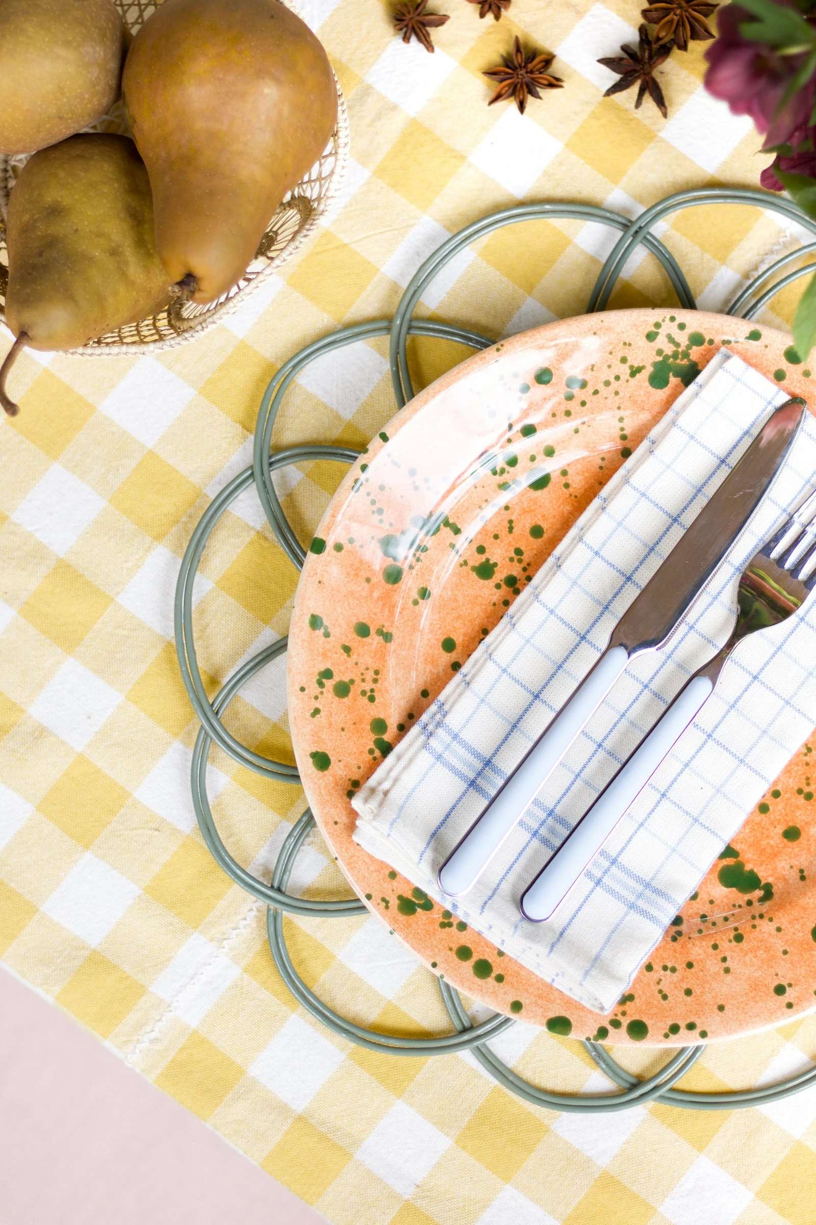 Mepra Flatware Set 5pcs Fantasia Light Blue / Azzurro 2 Mepra Flatware Set 5pcs Fantasia Light Blue / Azzurro