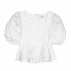 Hunter Bell Wear Camille Top, Bright White