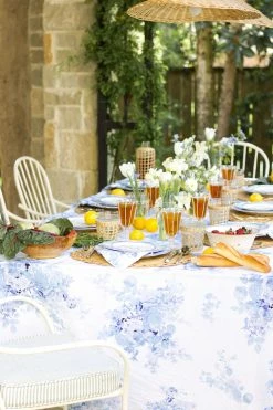 Only On The Avenue Live Avenue Floral Tablecloth, Blue