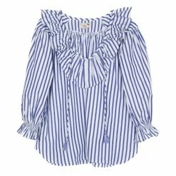 MILLE May Top, Blue Stripes Wear