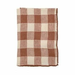 Maison De Vacances Live Gingham Napkin, Litchi