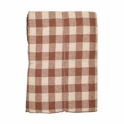 Maison De Vacances Live Gingham Tablecloth, Litchi