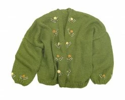 Fanm Mon New Dandi Cardigan With Orange Yellow Grey Brown Embroidery 9 Fanm Mon New Dandi Cardigan With Orange Yellow Grey Brown Embroidery