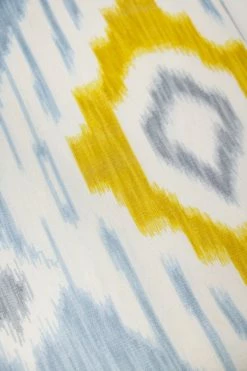 D'Ascoli Live Uzbek Tablecloth, Blue X Yellow