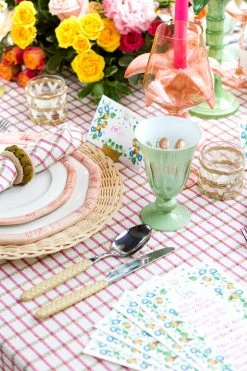 Cabana Capri • Gstaad Under $200 Resin Basketweave Flatware Set, Natural