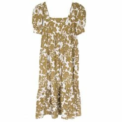 En Saison Midi Dress, Floral Khaki