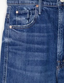 MOTHER High Waisted Smokin Double Ankle, Broken Record