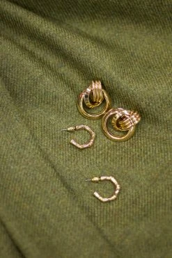 Casa Clara Violeta Earring, Gold Wear