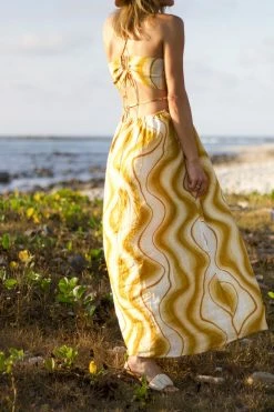 Faithfull The Brand Wear La Piedra Maxi Dress, Talamanca Print