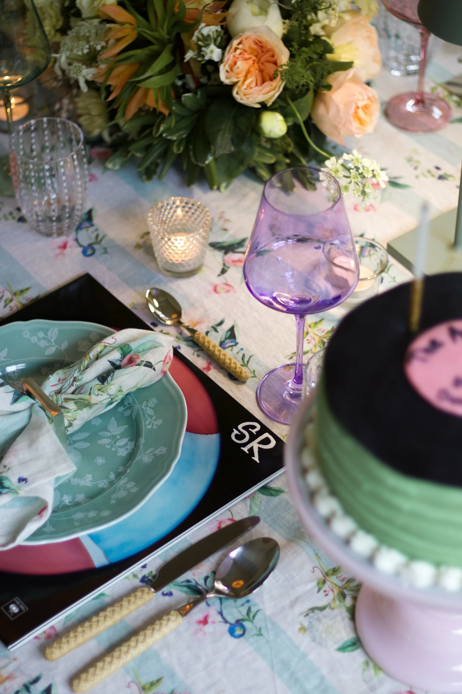 Estelle Colored Glass Wine Glass (Set Of 2), Lavender 2 Estelle Colored Glass Wine Glass (Set Of 2), Lavender