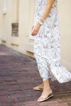 Loretta Caponi Armida Dress, Vintage Flowers