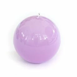 Only On The Avenue Lacquer Sphere Candle, Lilac