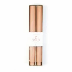 The Floral Society Fancy Taper Candles 10", Petal Live