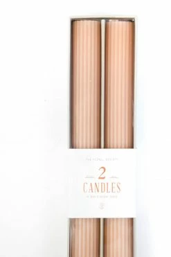 The Floral Society Fancy Taper Candles 10", Petal Live