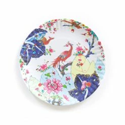 Only On The Avenue Live Tobacco Leaf Melamine Plate