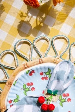 Only On The Avenue Live Melamine Snack Plate, Cherries 12 Only On The Avenue Live Melamine Snack Plate, Cherries