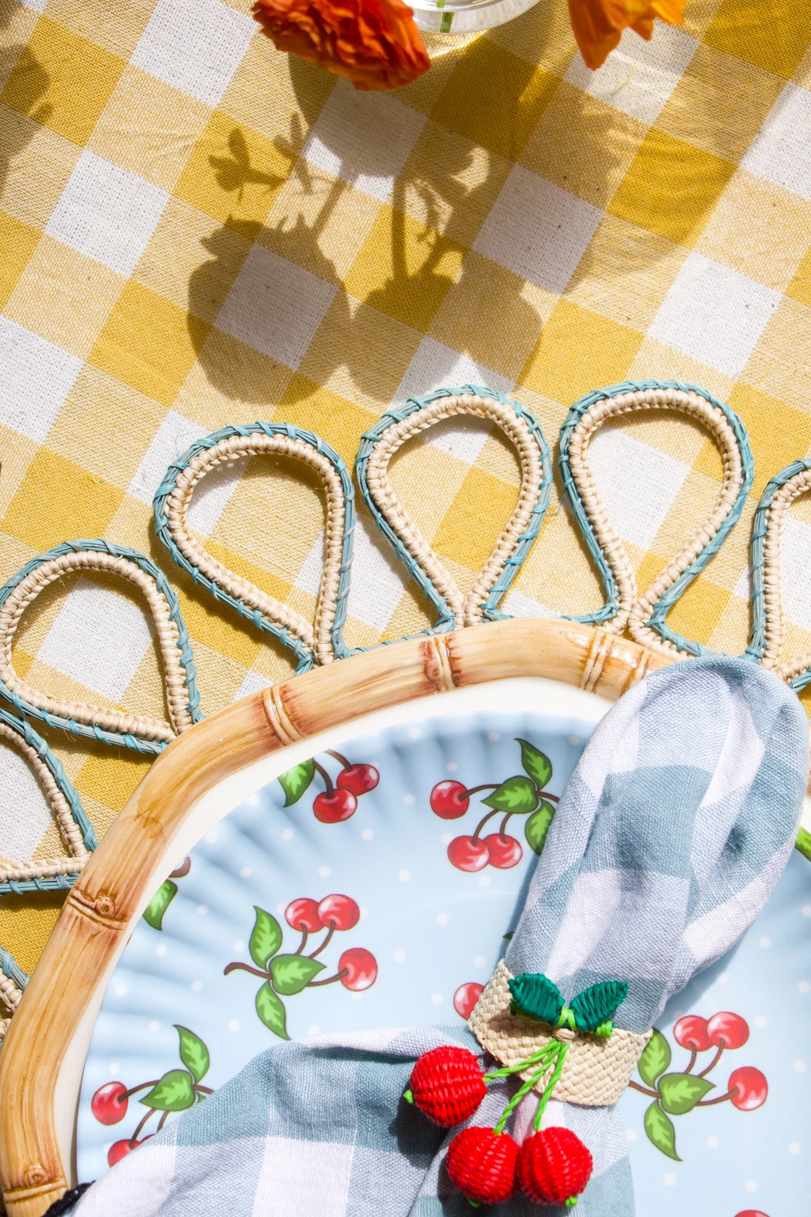 Only On The Avenue Live Melamine Snack Plate, Cherries 5 Only On The Avenue Live Melamine Snack Plate, Cherries