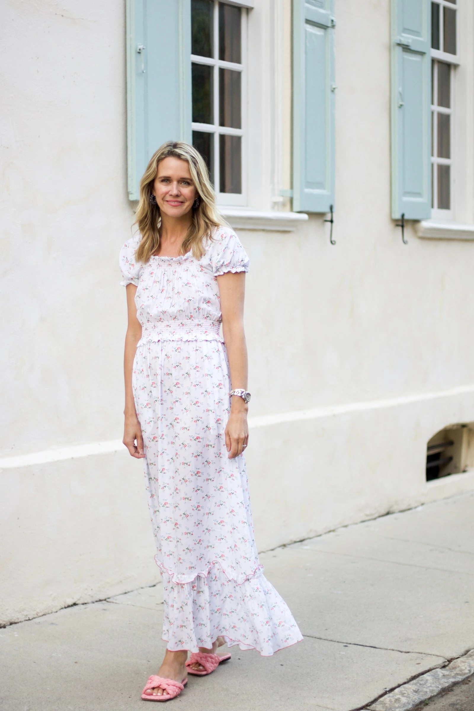 Loretta Caponi Wear Stefania Dress, Romantic Roses 2 Loretta Caponi Wear Stefania Dress, Romantic Roses