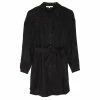 Emerson Fry Fringe Shirtdress, Black Wear