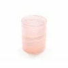 Craft Advisory Twist Tumbler Glass, Peach Pink