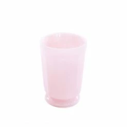 Mosser Glass Paneled Tumbler, Pink Live