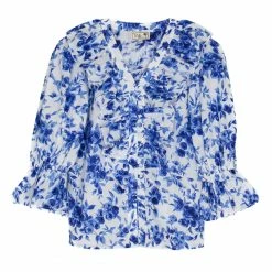 MILLE Wear Hanna Top, Blue Bouquet