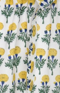 Emerson Fry Wear Basalie Dress, White Marigolds