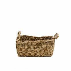 Only On The Avenue Seagrass Basket, Rectangle Live