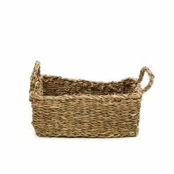 Only On The Avenue Seagrass Basket, Rectangle Live