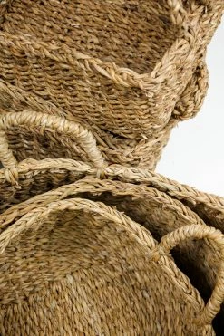 Only On The Avenue Seagrass Basket, Rectangle Live