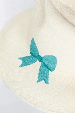 Freya Wear Bow Cross-Stitch Hat, Americana Blue