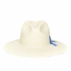 Freya Bow Cross-Stitch Hat, Mediterranean Green