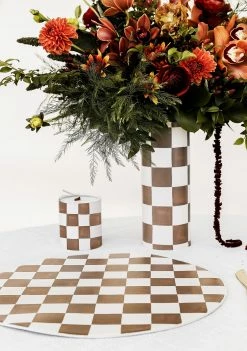 ALEPEL Madison Olive Beige Vase