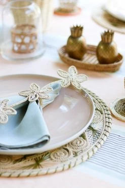 Only On The Avenue Live Dinner Plate, Blush Pink