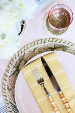 Only On The Avenue Live Dinner Plate, Blush Pink