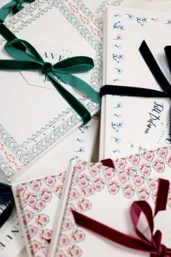 Jill Delavan Hand-painted Stationery Set, Blue Wildflower