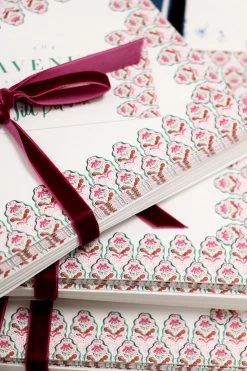 Jill Delavan Hand-painted Stationery Set, Pink Tulips Paper & Stationery