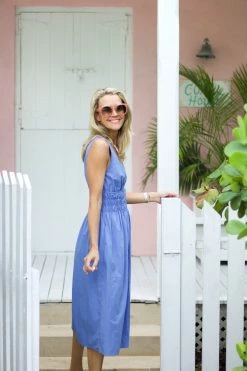 Ciao Lucia Capa Dress, Marine