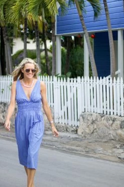 Ciao Lucia Capa Dress, Marine