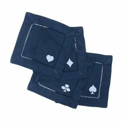 Only On The Avenue Game Night Cocktail Napkin, Set Of 4