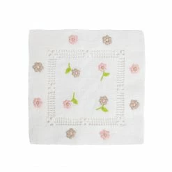 Hibiscus Linens Live Pink And Purple Flower Daisies Cocktail Napkin